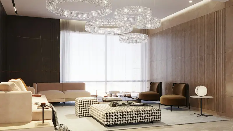 Bright, clean living room